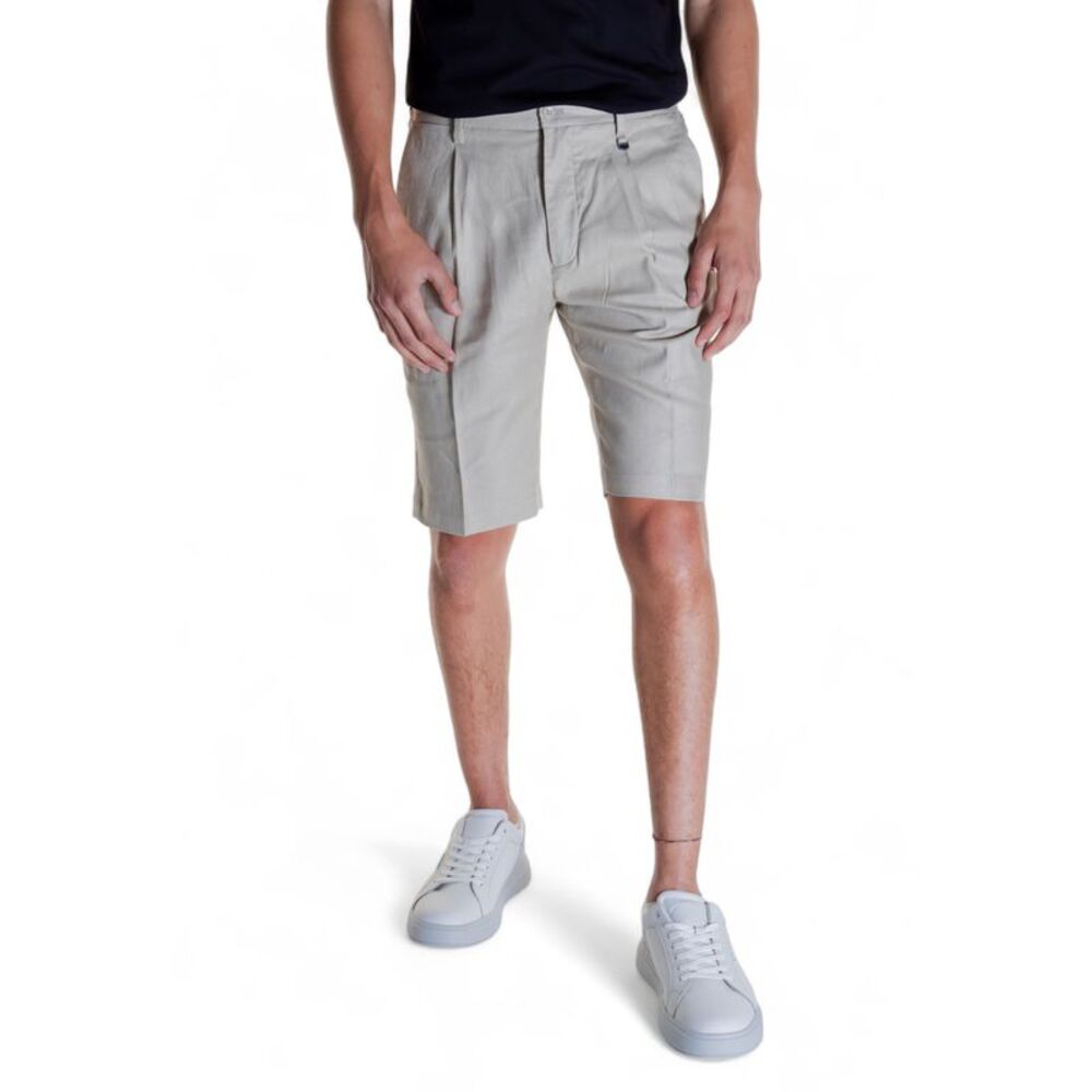Antony Morato Beige Pleated Shorts Men Beige